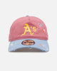 New Era Oakland Athletics 'Seasoned' 9FORTY A-Frame Strapback Pink/Blue