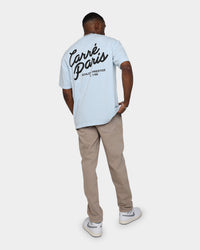 Carré Script T-Shirt Light Blue