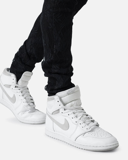 MNML X608 Laced Skinny Denim Jeans Black