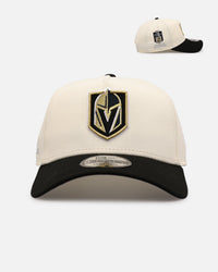 New Era Vegas Golden Knights 'Team Color Visor' 9FORTY A-Frame Snapback Chrome/Official Team Color