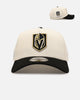 New Era Vegas Golden Knights 'Team Color Visor' 9FORTY A-Frame Snapback Chrome/Official Team Color