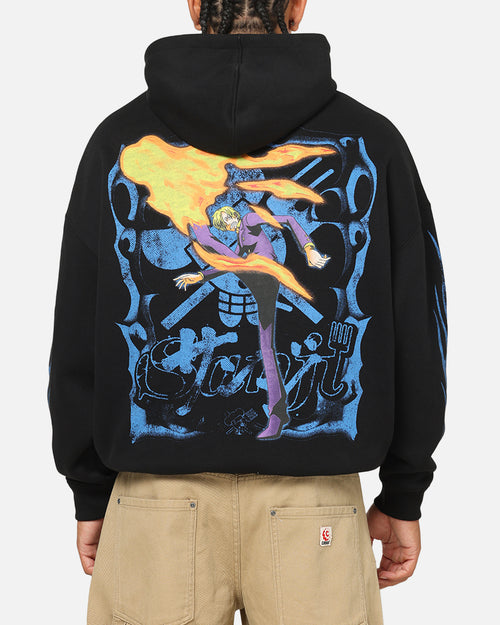 73Studio X One Piece Sanji Premium Hoodie Black