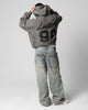 Loiter Training Day Hoodie Washed Charcoal