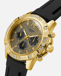 Guess Mainline Majestic Crystal Watch Gold/Green