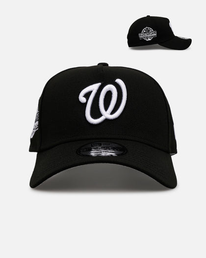 New Era Washington Nationals 'Black And White' 9FORTY A-Frame Snapback Black/White