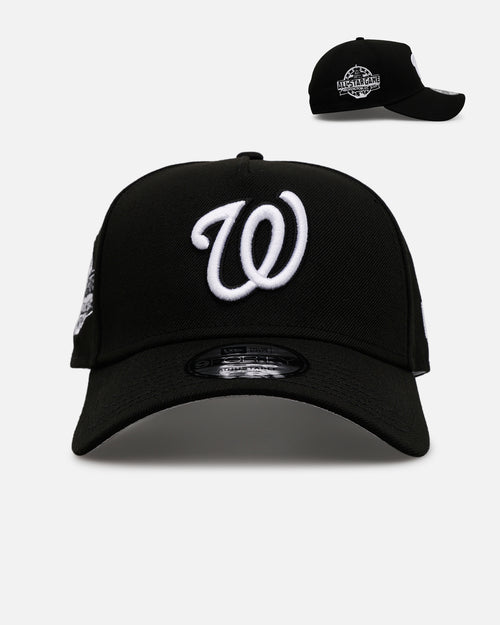 New Era Washington Nationals 'Black And White' 9FORTY A-Frame Snapback Black/White