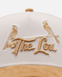 New Era St. Louis Cardinals 'Honey Pot' 9FORTY A-Frame Snapback Stone/Wheat