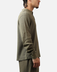 American Thrift Waffle Henley Shirt Washed Olive