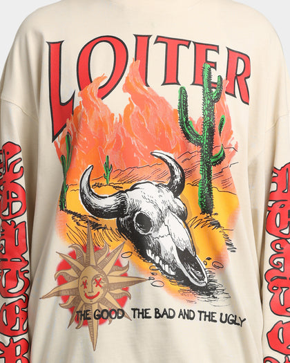 Loiter Rodeo Long Sleeve T-Shirt Sand