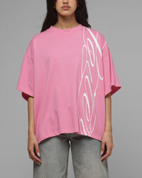Loiter Script T-Shirt Pink