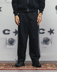 Carre Rally Panelled Nylon Joggers Black