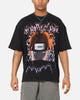 73Studio X Naruto Shippuden Paths Of Pain Vintage T-Shirt Black Acidwash