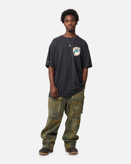 Mitchell & Ness Miami Dolphins 'Alter Ego' Flames T-Shirt Faded Black