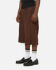 Carre Heritage Pleated Shorts Brown