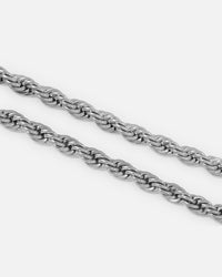 Saint Morta 8mm Rope Chain White Gold
