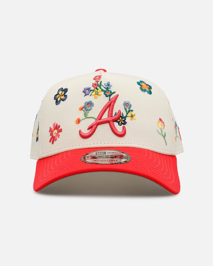 New Era Atlanta Braves Summer Flowers 3.0  9FORTY A-Frame Snapback Pink