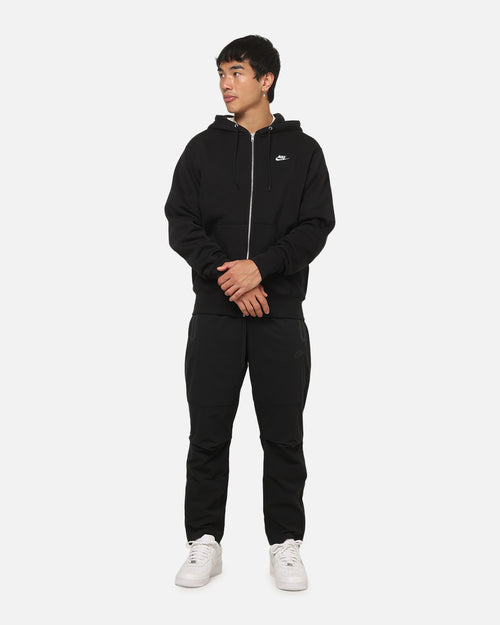 Nike Sportswear Club Fleece Full-Zip Hoodie Black/Black/White