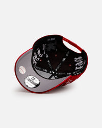 New Era Philadelphia Phillies 'Crushed Velvet Dreams' 9FORTY A-Frame Snapback Maroon