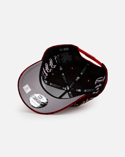 New Era Chicago Bulls 'Crushed Velvet Dreams' 9FORTY A-Frame Snapback Maroon