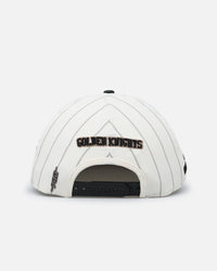 Pro Standard Vegas Golden Knights Pinstripe Wool Snapback Eggshell/Yellow