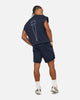 Saint Morta Athletc Cut Off Sweat T-Shirt Dark Royal