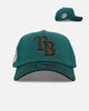 New Era Tampa Bay Rays 'Citrus 2.0' 9FORTY A-Frame Snapback Dark Green/Orange