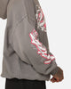 Loiter Wave Break Vintage Hoodie Charcoal