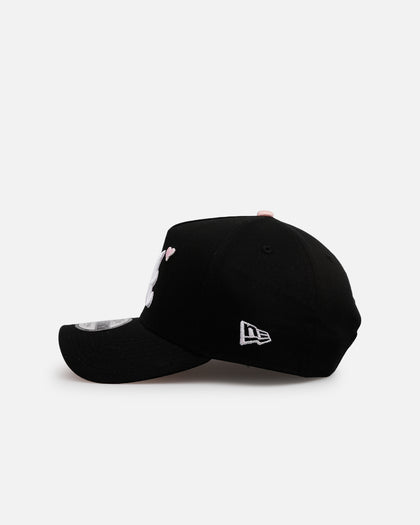 New Era Atlanta Braves 'Pink Satin Hearts 2.0' 9FORTY A-Frame Snapback Black/Pink