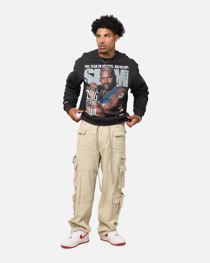 Mitchell & Ness Los Angeles Lakers Shaquille O'Neal Slam Magazine Crewneck Faded Black