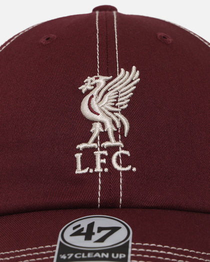 47 Brand Liverpool Football Club 47 Clean Up Strapback Dark Maroon