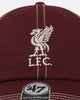 47 Brand Liverpool Football Club 47 Clean Up Strapback Dark Maroon