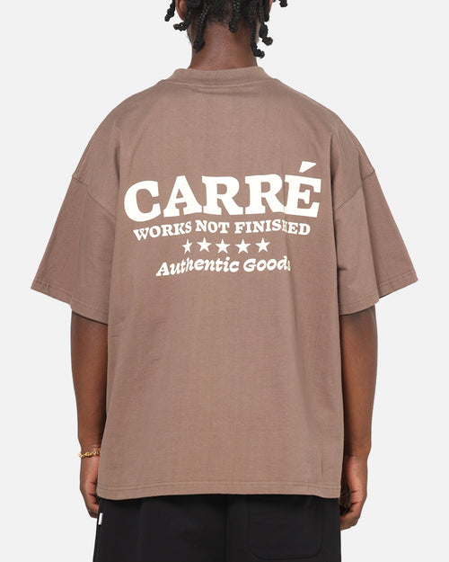 Carre Pocket T-Shirt Brown