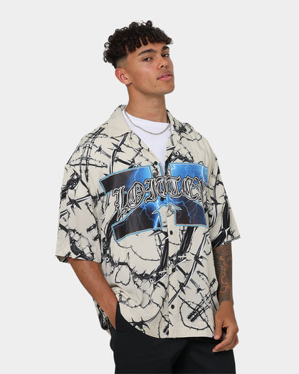 Loiter Frontline Button Up Shirt Off White