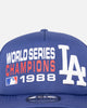 New Era Los Angeles Dodgers 'Puff Print' Pre-Curved Golfer Trucker Snapback Dark Royal