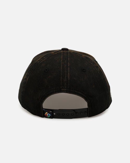 New Era Mexico National Baseball Team 'Washed Green 2.0' 9FORTY A-Frame Snapback Black/Green