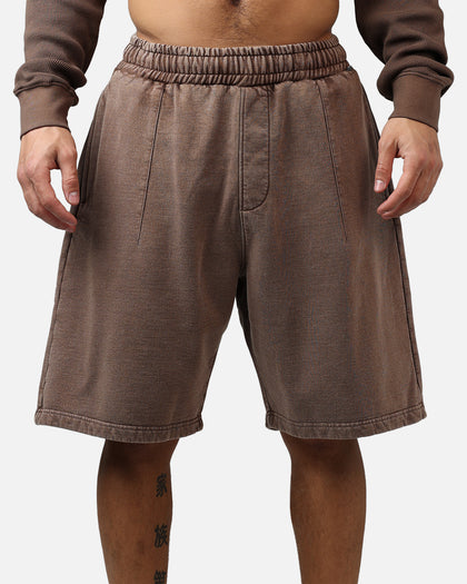 American Thrift Fleece Shorts Washed Brown