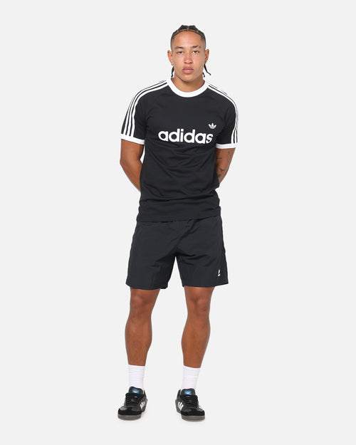 Adidas 3-Stripes Ringer T-Shirt Black