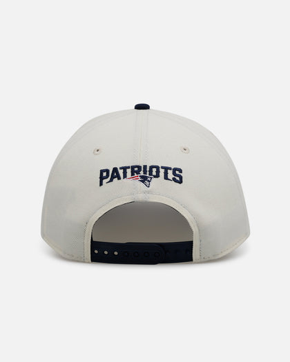 New Era New England Patriots 'Super Bowl Logos' 9FORTY A-Frame Snapback Chrome