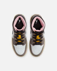 Jordan Kids' Air Jordan 1 Mid SE (GS) White/Grey