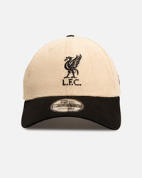New Era Liverpool FC 9FORTY Corduroy Core Casual Strapback Light Beige