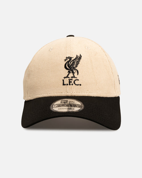 New Era Liverpool FC 9FORTY Corduroy Core Casual Strapback Light Beige
