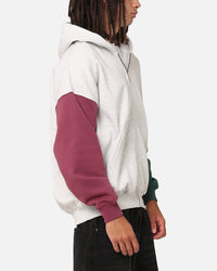 Carre Floral Full Zip Hoodie Multi