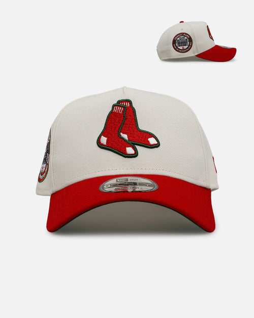 New Era Boston Red Sox 'Strawberry' 9FORTY A-Frame Snapback Chrome/Red