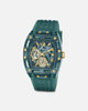 Guess Mainline Phoenix Transparent Teal Silicone Watch Teal