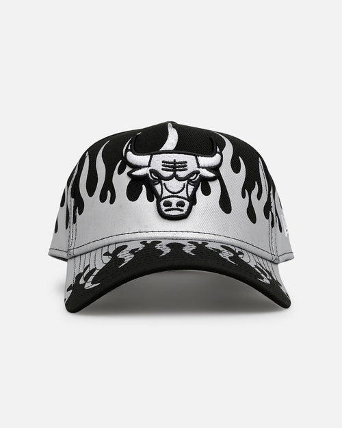 New Era Chicago Bulls 'Metallic Flames' 9FORTY A-Frame Snapback Black/Silver