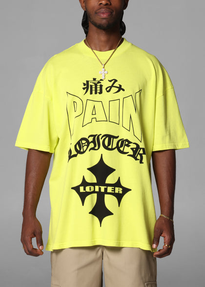 Loiter Ultimate Pain T-Shirt Cyber Green