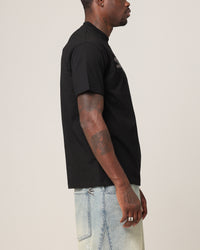 Saint Morta Lafayette V2 Scripture T-Shirt Black/Iridescent