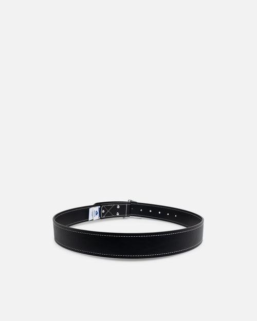 Loiter x Sonic Leather Belt Black