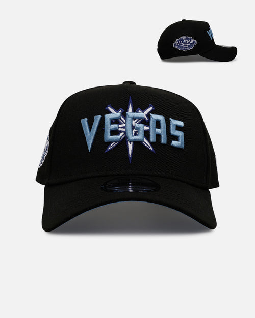 New Era Vegas Golden Knights 'Black And Sky Blue' 9FORTY A-Frame Snapback Black/Sky Blue