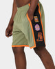 Mitchell & Ness Los Angeles Lakers Flight Swingman Shorts Olive